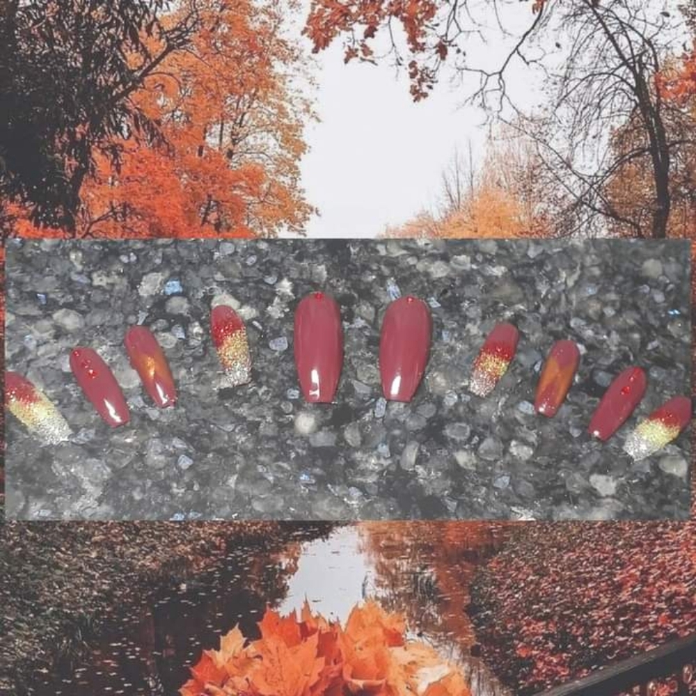 Fall Always Press on Nails